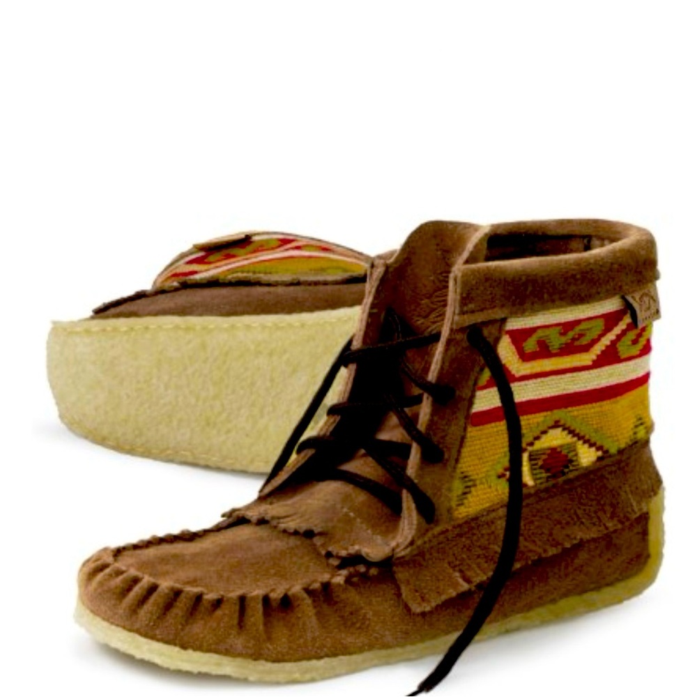 🍂 BRAND NEW Size 8 Laurentian Chief Moccasins in Tobacco Suede Ankle Boots